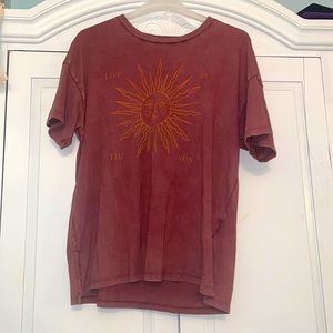 American Eagle oversized graphic tee